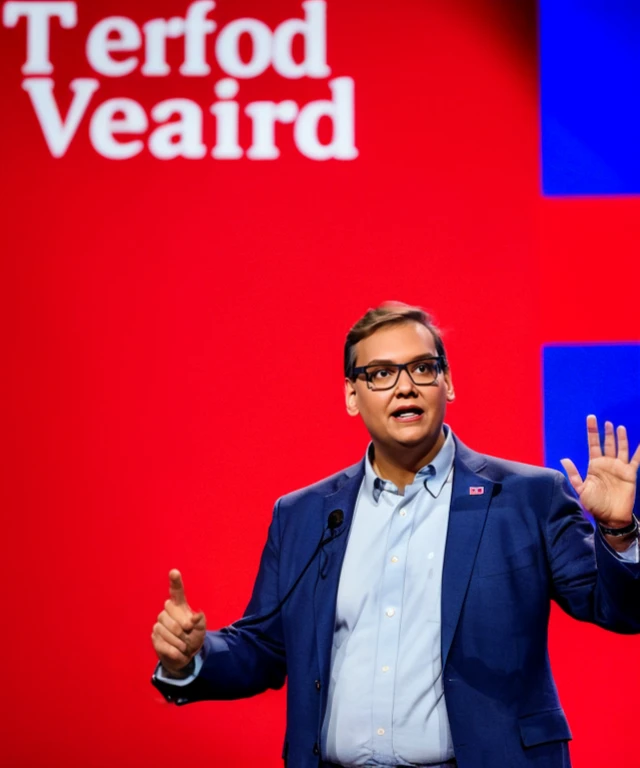 S4NTOS giving a ted talk