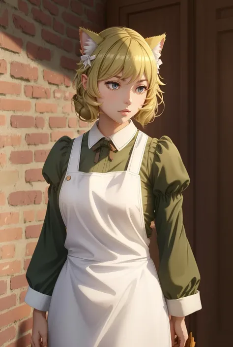 maid headdress, green dress, long sleeves, white apron, pantyhose,<lora:Ð Ñ Ðион DanMach(ryuu, pointy ears(Ñм Ð¾Ð´ÐµÐ¶Ð´Ñ Ð±Ð¾ÐµÐ²ÑÑ Ð¸ гоÑниÑной):0.9>, <lora:ÐоÑка-девоÑка из Ñок ÑоÑ(Himeko, very long hair, red eyes, hair bow, twin_drills, twintails, long hair,cat ears, yellow cat ears,):0.7>, Himeko, very long hair, red eyes, hair bow, twin_drills, twintails, long hair,cat ears, yellow cat ears, (((masterpiece))), (((best quality))), (((illustration))), (((finely detail))), ((extremely detailed cg unity 8k wallpaper, highres)), (beautiful detailed face and eyes and hair:1.1), (an extremely delicate and beautiful girl:1.2), ultra-detailed, ultra high res, high quality, 4K, extreamly delicate and beautiful, full_body, standing, in full growth, hourglass waist