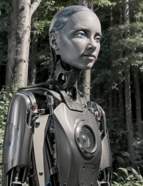 A naked robot