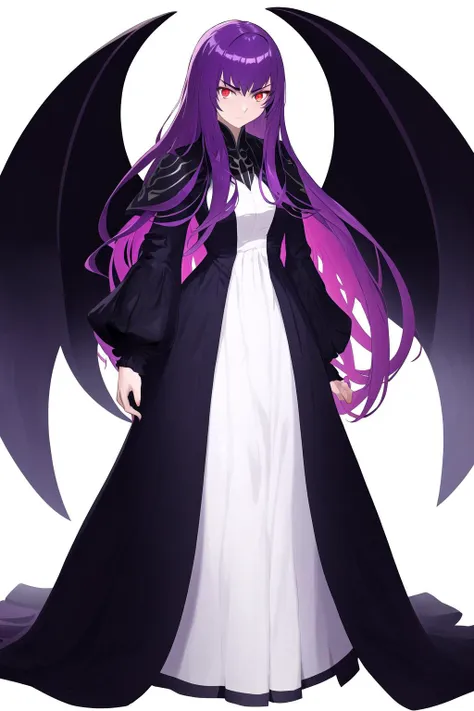 masterpiece, best quality,  absurdres, FEH, <lora:FEH:0.8>, white background, simple background, 
1girl, solo, standing, full body, julia \(fire emblem\), grimoire, long hair, purple hair, bangs, red eyes, glowing eyes, aura, dark aura, angry, dress