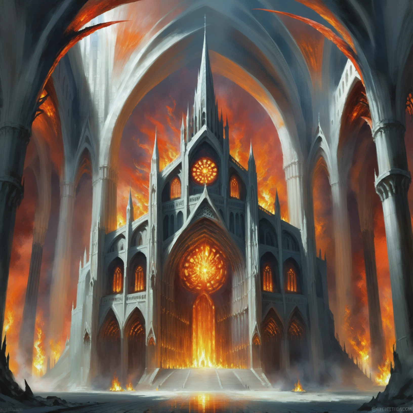 digital painting, epic fantasy ancient cathedral in hell <lora:EnvyNormanArchitectureXL01:0.3><lora:EnvyAnimeOilXL01:1><lora:EnvyBetterHiresFixXL01:0:hr=1>