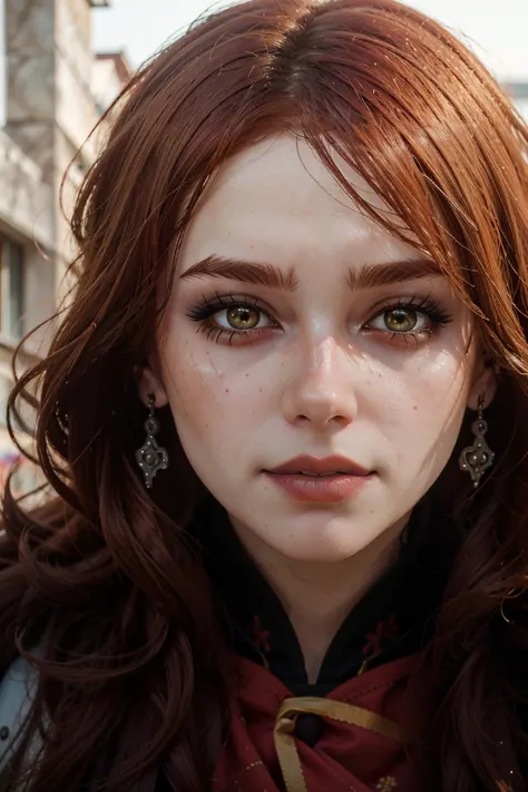 ((masterpiece, best quality))
<lora:Witcher3Cerys:0.8>
Witcher3Cerys, 1girl, red hair, long hair, medium close-up , ilya kuvshinov, anime, pixiv top monthly, trending on artstation, cinematic, danbooru, zerochan art, kyoto animation