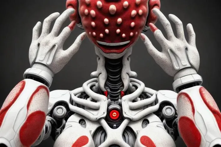 photorealistic, (Hyperrealistic art RAW analog photo of a sculpture of a neural network, synthetic porcelain girl, red((mechanical, white skin:2, trypophobia:0.8, looking at viewer)), (sharp focus, hyper detailed, highly intricate, physically based unbiased rendering), natural lighting, <lora:add-detail-xl:3> . Extremely high-resolution details, photographic, realism pushed to extreme, fine texture, incredibly lifelike, cinematic, 35mm film, 35mm photography, film, photo realism, DSLR, 8k uhd, hdr, ultra-detailed, high quality, high contrast,:1.2) vivid colors, highly detailed, abstract,