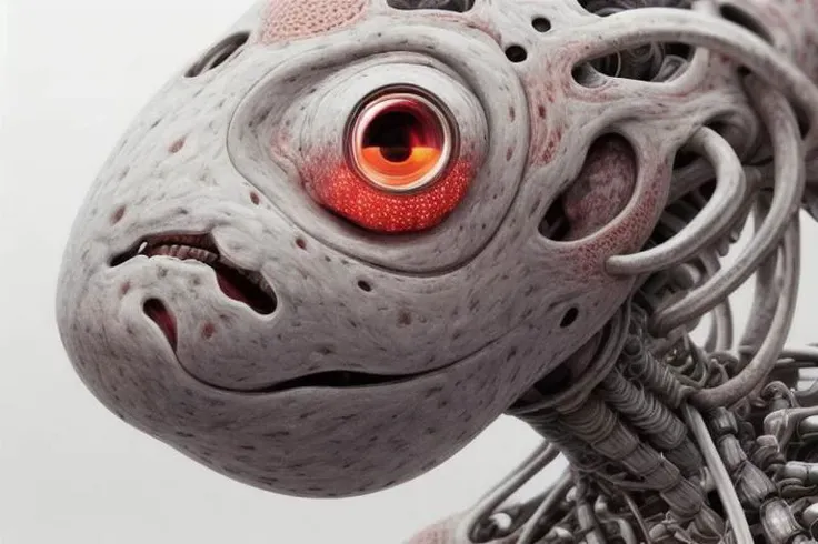photorealistic, (Hyperrealistic art RAW analog photo of a sculpture of a neural network, meltingsynthetic porcelain girl, red((mechanical, white skin:2, trypophobia:0.8, looking at viewer)), (sharp focus, hyper detailed, highly intricate, physically based unbiased rendering), natural lighting, <lora:add-detail-xl:3> . Extremely high-resolution details, photographic, realism pushed to extreme, fine texture, incredibly lifelike, cinematic, 35mm film, 35mm photography, film, photo realism, DSLR, 8k uhd, hdr, ultra-detailed, high quality, high contrast,:1.2) vivid colors, highly detailed, abstract,