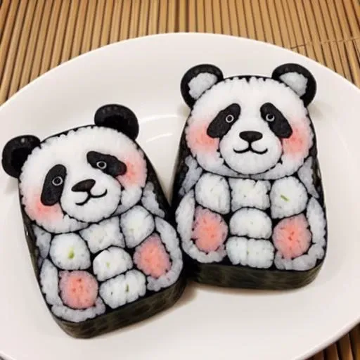 food, no_humans, (rice:0.5), animaki, food focus, objectification, <lora:animaki_cut_roll_v1:0.5>, panda