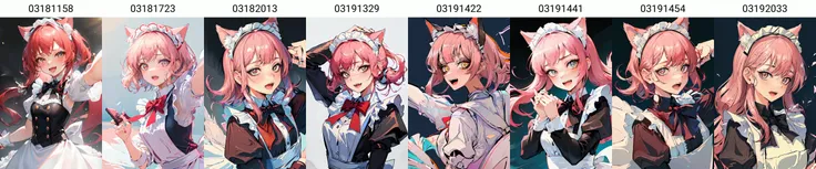 ultra resolution,
(photorealistic:1.3),
1 (slim:1.2) girl, solo, close up,
the girl is taking a selfie, look at viewer,
(the girl open her mouth), (tongue out:0.8), (fangs), (look at viewer), (blush:1.2),
(the girl has a young face),
the girl wears as a maid, maid headdress, the girl has (cat ears)