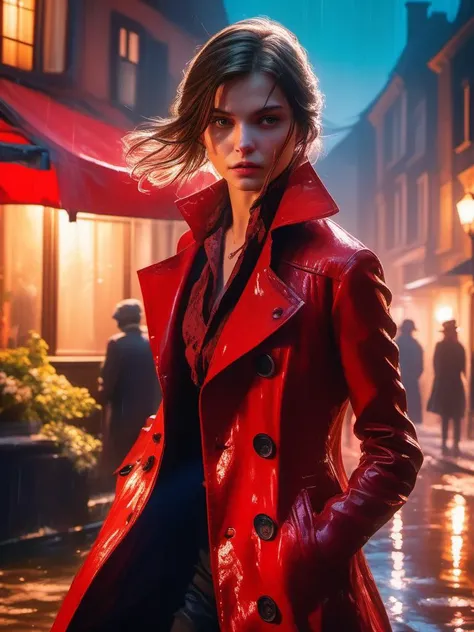 (Masterpiece, best quality, ultra realistic,32k, RAW photo, detail skin, 8k uhd, dslr, high quality, film grain:1.5), realistic shaded lighting by Ilya Kuvshinov Giuseppe Dangelico Pino and Michael Garmash, young lady in bloodborne, (dynamic pose:1.2), (drenched in blood:1.2), (dynamic fight scene:1.4)