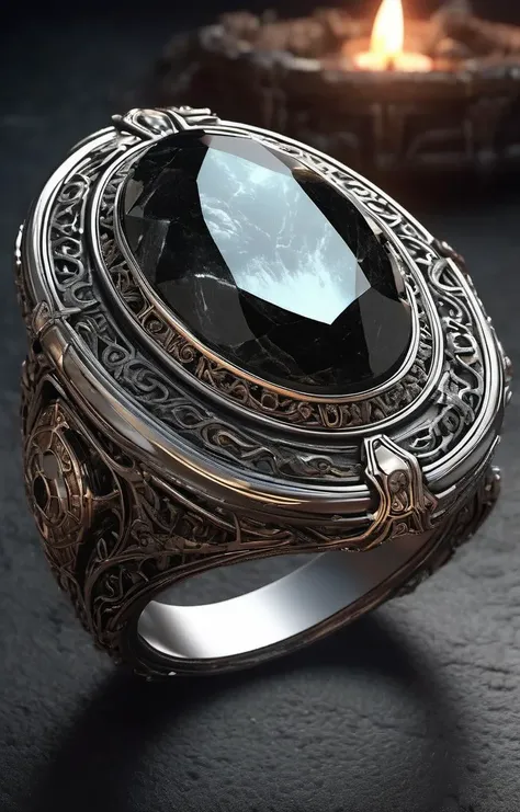 (dark magic), (grim), ring with the stone, (intricate details), (hyperdetailed), 8k hdr, high detailed, lot of details, high quality, soft cinematic light, dramatic atmosphere, atmospheric perspective