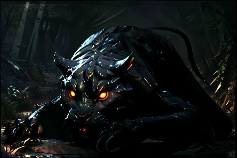 masterpiece,
(displacer beast),
(three_sided_view, multiple_views)
best quality, photography, realism, high detail