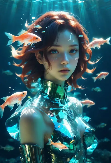 double exposure aesthetics
glitch aesthetics,
translucent glowing,
fish armor,
underwater
atlantis civilization
