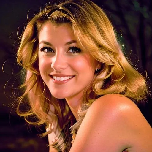 ((1girl)), portrait of Jodi Sweetin ,night sky background,outstretched arms,(masterpiece, extremely detailed skin, photorealistic) , <lora:JodieSweetin:0.9>