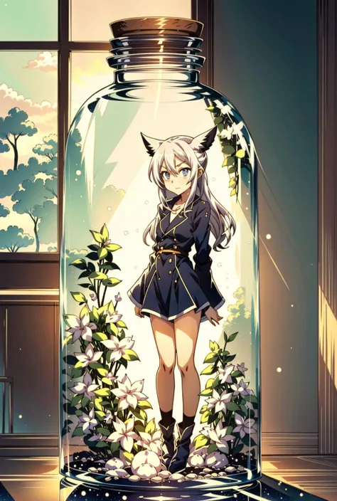 bottle,In glass bottle,<lora:ÐеÑÑонаж в ÑÑекленной бÑÑÑлке(bottle,In glass bottle)(Ñм негаÑивÑ):0.8>, anime style, anime colors,detailed anime,animeHD, anime eyes, bigger eyes, high quality anime, large anime pupils, 1girl in full growth, best quality, masterpiece, ultra-detailed, high quality,perfect anatomy, perfect full body, (detailed full body), good eyes, perfect face, pretty face