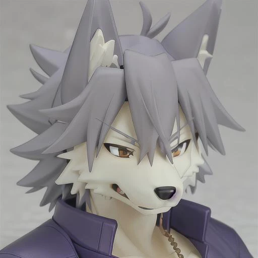 <lora:Kouya:.8> kouya <lora:figmaAnimeFigures_figma:1> figma, husky, wolf, anthro,