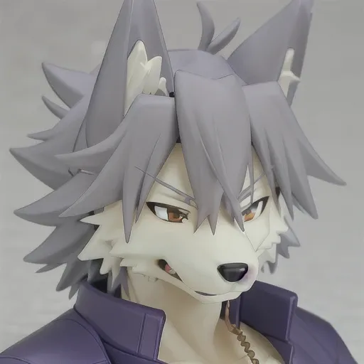 <lora:Kouya:.8> kouya  <lora:figmaAnimeFigures_figma:1> figma, husky, wolf, anthro,