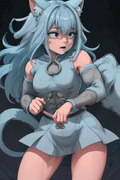 (best quality), (highly detailed), (masterpiece), (perfect lighting), 
BREAK
(1girl), (light blue hair), (cat tail), (muscle), (detached sleeves), (nekomimi), (greyscale)
BREAK
<lora:add_detail:0.6> <lora:epi_noiseoffset2:1> <lora:Ebiblue:0.8> ebiblue <lora:Muscle2:0.8>