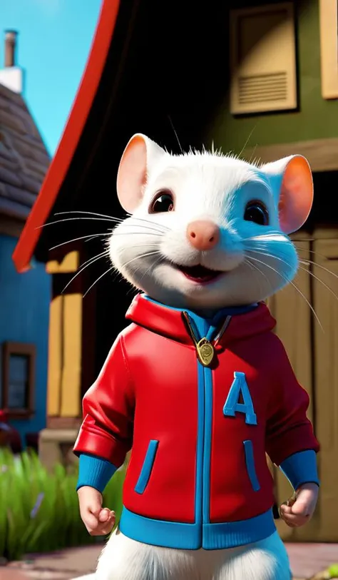 stuart little, artstation trending, unreal engine 5,<lora:add-detail-xl:1>