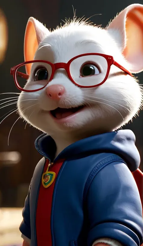 stuart little, artstation trending, unreal engine 5,<lora:add-detail-xl:1>