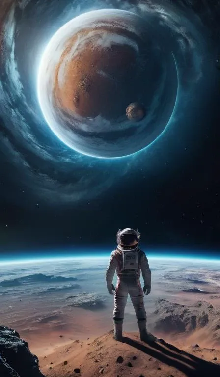 abstract dream, space, intricate, grand scale, alone, cinematic film still, insane detail, sharp focus, depth of field, realistic lighting, (realistic perspective), complex, (multiple subjects), 4k HDR
