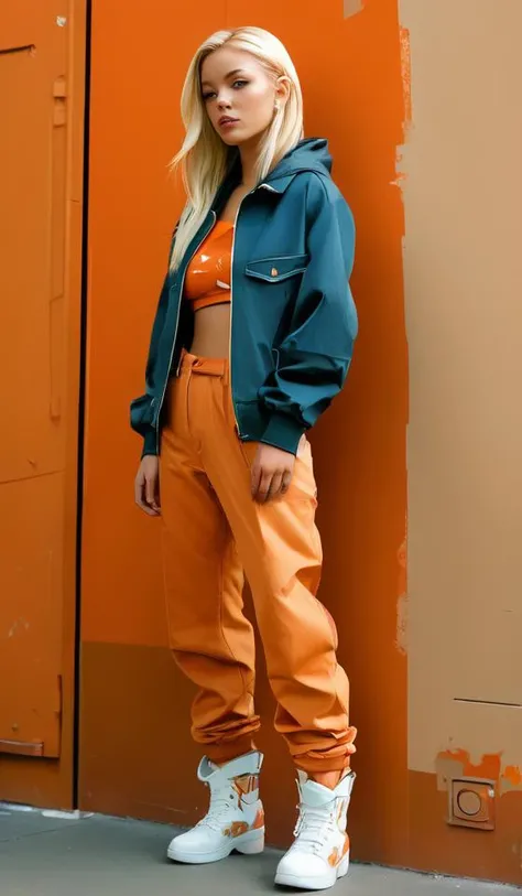 abstract 1998 european blond hiphop girl by sachin teng x supreme, attractive, stylish, designer, orange, asymmetrical, geometric shapes, graffiti, street art, full body, cowboy shot,
abstract dream, space, intricate, grand scale, alone, cinematic film still, insane detail, sharp focus, depth of field, realistic lighting, (realistic perspective), complex, (multiple subjects), 4k HDR,