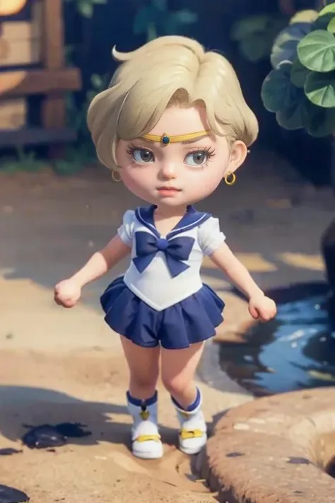 <lora:ach02:1>, chibi, 1 girl solo,   <lora:Kizuki - Sailor Moon - Sailor Uranus:1>, sailor uranus