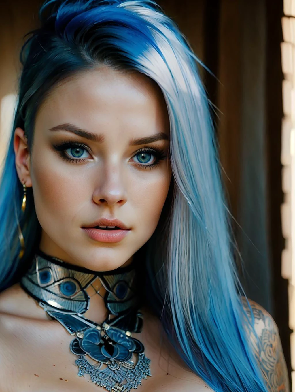 a woman, symmetrical face. beautiful eyes, yasuke 5 0 0 px models, loving stare, ian callum, intense desire, scott fischer, bite her lip, breathtaking eyes, <lora:epiCRealLife:0.8>, <lora:stylesqueeze_v3:0.8> <lora:RavenV1:0.8> RavenV1