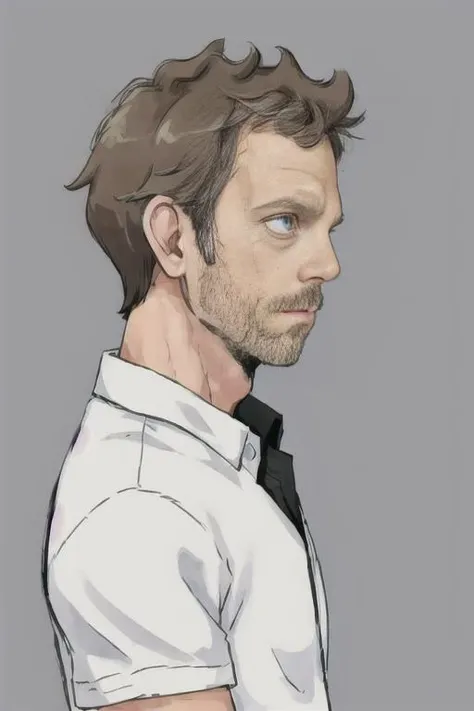 drhouse, man, side profile, plain background
<lora:drhouse:0.8>