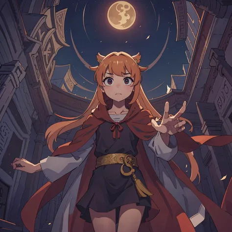 (best-quality:0.8), (best-quality:0.8), perfect anime illustration, an occult gathering at the temple of blood