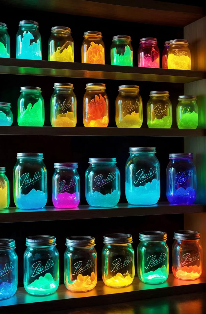 a crystalline scene, icedin, melting, the interior of a room filled with colorful colorful glass jars, the room is filled with colorful jars, the jars are glowing, the jars glow, the jars glow, the jars are glowing, the jars glow, the jars glow, the jars glow, the jars glow, the jars glow, the jars glow, the jars glow, the jars glow, the jars glow, the jars glow, the jars glow, the jars glow, the jars glow
