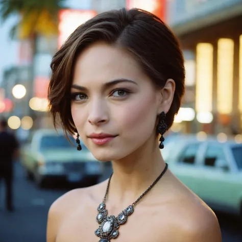 cinematic photo an exquisite portrait photograph, 85mm medium format photo of ((ohwx woman)) with a classic haircut <lora:kreuk_sdxl_strg:1> . 35mm photograph, film, bokeh, professional, 4k, highly detailed