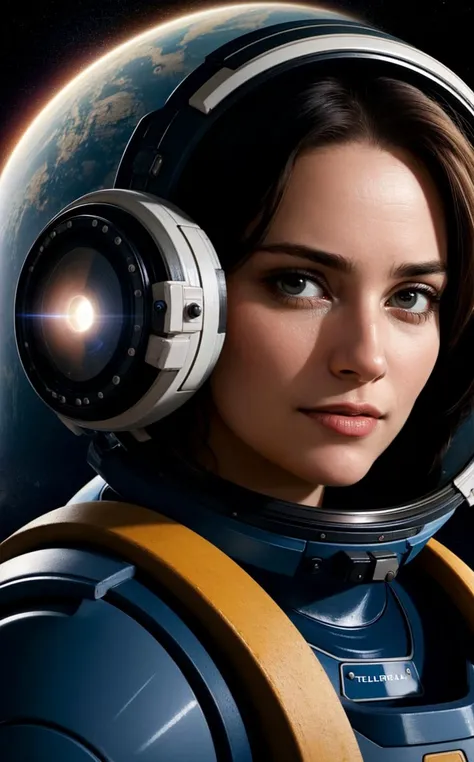 (Space Train Engineer Running the Interstellar Rails, Space Western:1.1), Envision a high-speed train hurtling through space, connecting distant planets across the galaxy. The engineer, a woman with a knack for mechanics and a love for the stars, pilots her train through asteroid fields and nebulae. Her uniform combines the classic conductor's outfit with a spacesuit, symbolizing her unique occupation. (close-up telephoto charming cute sexy portrait, style of [Hasselblad|Ilya Kuvshinov|Annie Leibovitz|Mario Testino]:1.5), [[[dynamic pose]]], solo-focus,