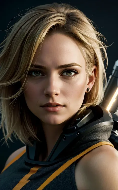 (Lightning Huntress:1.4), (Small Perky breasts:0.81), Charged storm, hunting bow, electric arrows, stormy eyes (close-up telephoto charming cute sexy portrait, style of [Hasselblad|Ilya Kuvshinov|Annie Leibovitz|Mario Testino]:1.5), [[[dynamic pose]]], solo-focus,