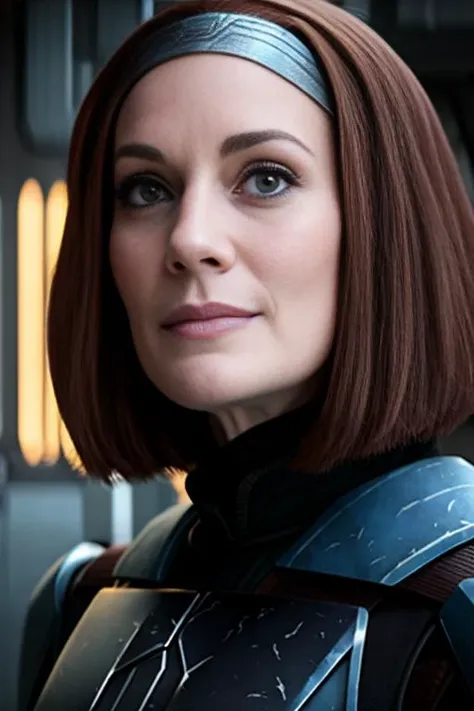 1 woman, portrait of bokatan, armor, <lora:ARWbokatan:1>, Photorealistic, Hyperrealistic, Hyperdetailed, analog style, hip cocked, demure, low cut, detailed skin, matte skin, soft lighting, subsurface scattering, realistic, heavy shadow, masterpiece, best quality, ultra realistic, 8k, golden ratio, Intricate, High Detail, film photography, soft focus