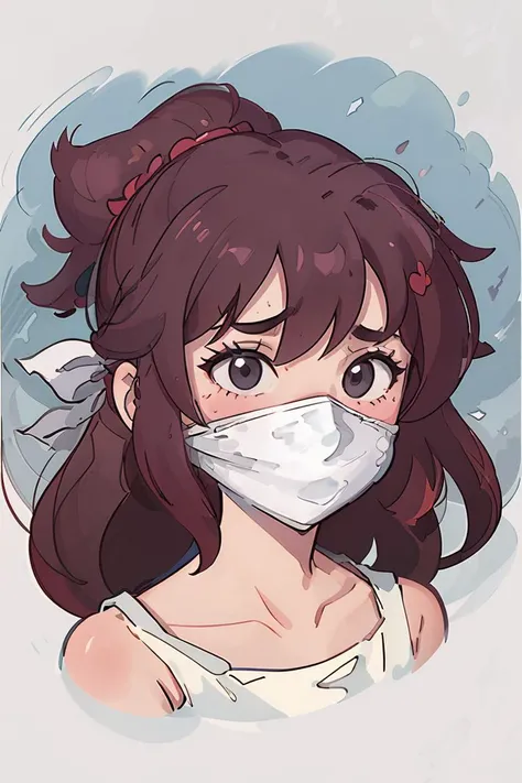 (masterpiece, best quality), 1girl, <lora:overthenose7:1> over the nose gag