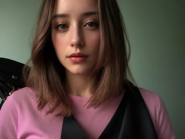 (rococo art, ornate, pastel, romantic, highly detailed:1.15), upper body <lora:sd15_OliviaChristie_v1:.9> OliviaChristie, focus on face, wearing a turtleneck , her hair is styled as messy top knot,