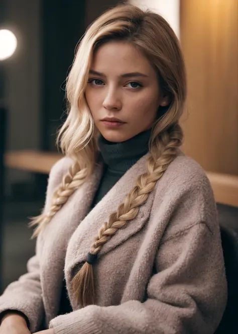 (pastel color:1.3), (High detail RAW Photo), a woman Sitting with hands forming a heart shape in corner of her conference hall, wearing winter_coat winter_clothes winter coat scarf,mittens,scarf , 1990s \(style\), ((led strip lights)), (Giants orange and Caput mortuum ambient:1.3) ((close up:0.7)), (extremely detailed skin, photorealistic, heavy shadow, dramatic and cinematic lighting, key light, fill light), sharp focus, film grain, grainy, cinematic, imperfect skin, fabrics, textures, detailed face, detailed skin, warm colors NaturalHand2-3500, (blond hair, braid hair:1.3),, (pastel color:1.3), (High detail RAW Photo), (extremely detailed skin, photorealistic, heavy shadow, dramatic and cinematic lighting, key light, fill light), sharp focus, film grain, grainy, cinematic, imperfect skin, fabrics, textures, detailed face, detailed skin, detailed fingers, warm colors NaturalHand2-3500,