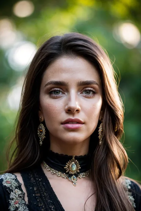 beautiful woman (sfnr-4000:.99), perfect hair, jewellery, ((portrait)), (closeup:1.2), ((from the waist up)), (((A deep fir forest environment:1.2 ))), natural skin texture, ((pilgrim costume :1.2)), 24mm, 4k textures, soft cinematic light, adobe lightroom, photolab, hdr, intricate, elegant, highly detailed, sharp focus, ((((cinematic look)))), soothing tones, insane details, intricate details, hyperdetailed, low contrast, soft cinematic light, exposure blend, hdr, faded, now, ("I've got a bad feeling about this.":1.1)