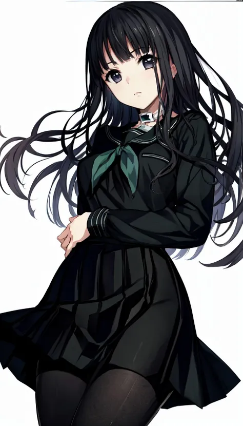 masterpiece, best quality, simple background,
byakuyadef, 1girl, solo, looking at viewer, cowboy shot, pantyhose,
<lora:Byakuya:1>,