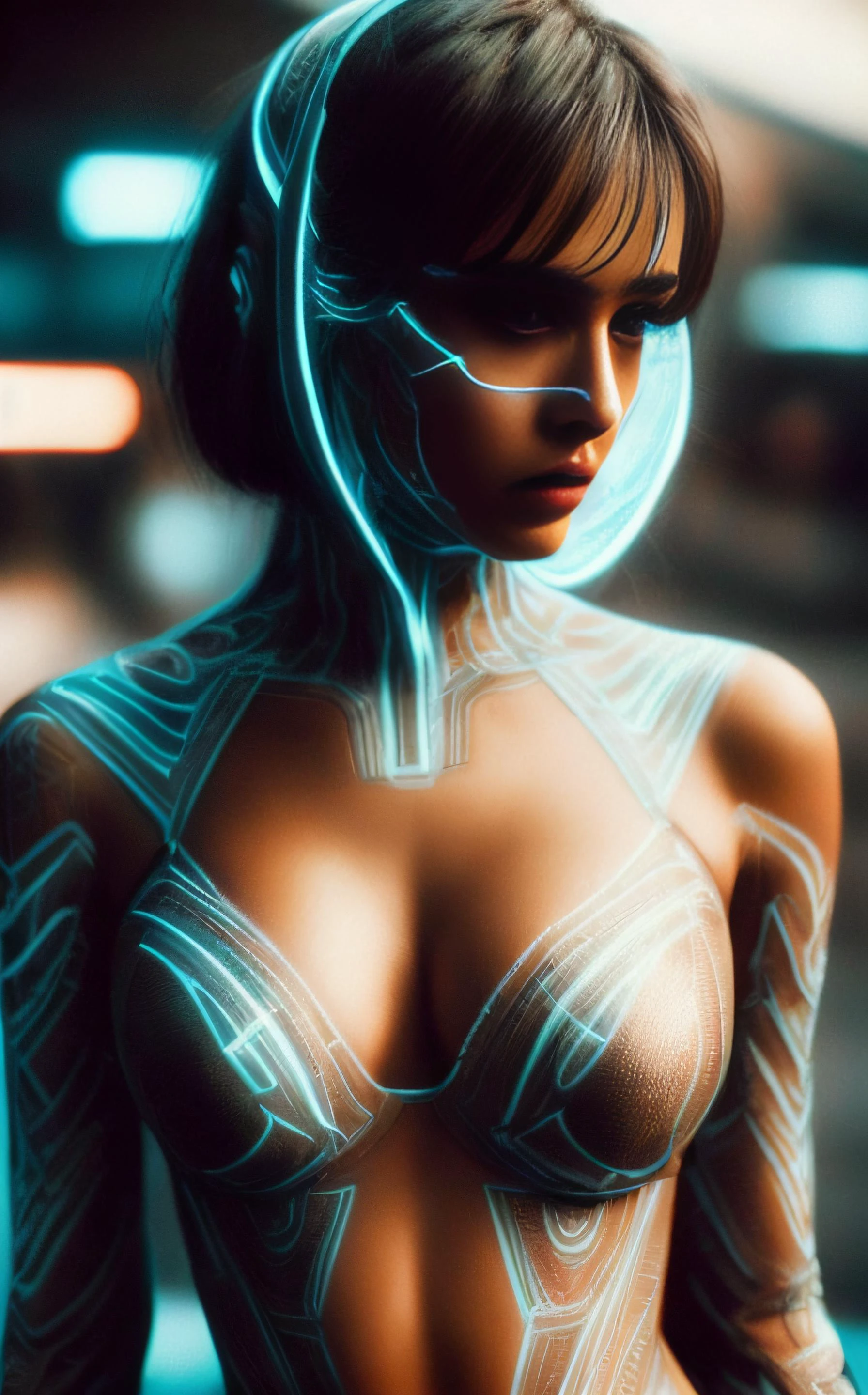 cinematic film still 1girl, beautiful face, sexy, (saree:1.2), masterpiece, best quality,
<lora:add_detail:1> <lora:epiNoiseoffset_v2:1> tornfashion <lora:TronFashion:1> . shallow depth of field, vignette, highly detailed, high budget, bokeh, cinemascope, moody, epic, gorgeous, film grain, grainy