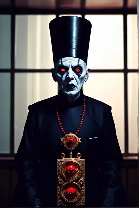 a photograph of a creepy looking jiangshi with a creepy face, the awful chaos, dark concept art, tall jiangshi figure, fear of jiangshi, trending on deviantart, terrifying :7, horror poster, daily deviation on deviantart, the harbringer of death, crawling, rotten atmosphere, hall of mirrors , jiangshi, deviantart
