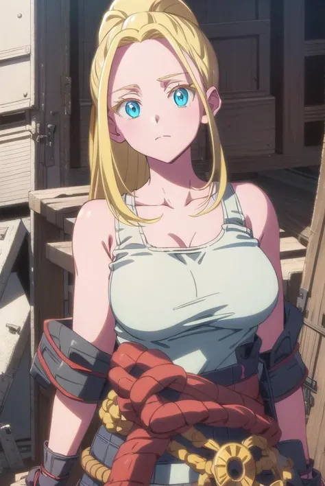 kagamine Rin girl tied up by muscular man forcing her to sniff his stinky farts