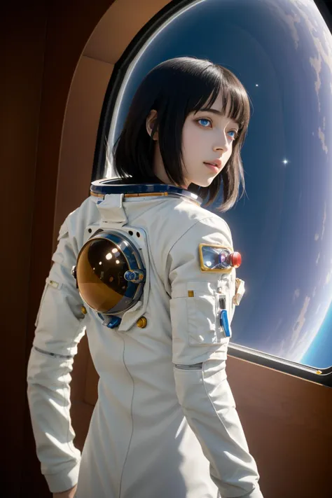 1girl, (stylized by Joseph Beuys:0.8) and (Dario Argento:1.3) , 8k Cinematic still, Animecore, best quality, shot from behind of a thin [Gamer:Malian:14] (Male Astronaut:1.3) , the Astronaut is very Glad and Epochal, the Astronaut has Atomic Age hair, from inside of a Mind-Bending The Yangtze River, crowded flowers and Dwarf Planet Eris in background, Smoky Conditions, soft focus, Cel shaded, Suffering, Direct light, 800mm lens, Cold Colors, Folded Wood, Digital distortions, pale skin, beautiful Lavender colored eyes, hyperdetailed, ultra high res, movie still