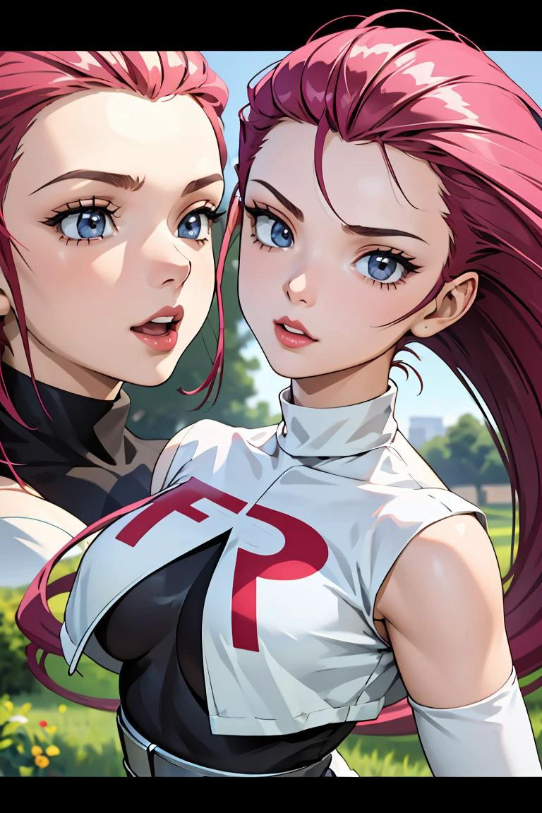 (masterpiece, best quality), 1girl, <lora:TR_Jessie-DEF:1> jessie, team rocket
