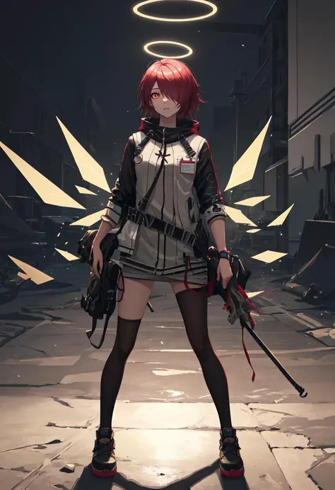 (safe:1.10), best quality, masterpiece, highres, solo, (exusiai_arknights:1.10), full body, 14 <lora:exusiai_arknights:0.80>