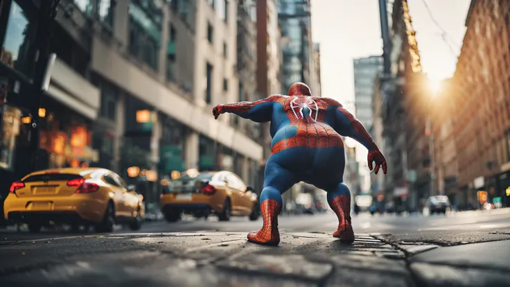 Photography of a {Spiderman super fat and giant, crushing buildings, walking through the city stepping on buildings} , highly detailed, instagram flickr, sharp focus, canon 5d f16.0 style, natural lighting, ultra-realistic, <comment: *** STYLE> <lora:FilmG2:1> filmg vogue photoshoot,photograph of a, hazy background,smoky,50mm,film photo,snapshot aesthetic,close up,film grain,instagram photo,solo,centered,vintage photo with film grain