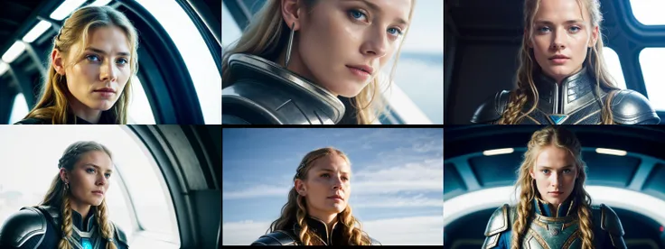 Photograph of Futuristic Norse Viking woman stood on a starship, <comment: *** difConsistency> <lora:difConsistency_photo:0.5>, <comment: *** Photo A7> (photo, studio lighting, hard light, sony a7, 50 mm, matte skin, pores, colors, hyperdetailed, hyperrealistic)