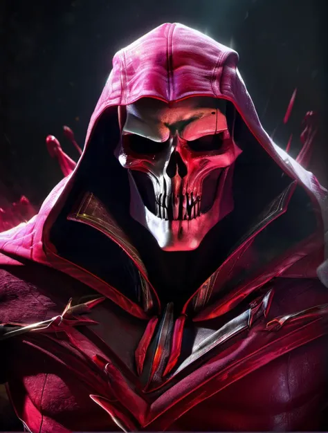 best aesthetic, lolsplashart, Vladimir, the crimson reaper, blood, 8K,HDR,UHD,masterpiece,best quality,highly detailed,wallpaper,Bloodstainedai,