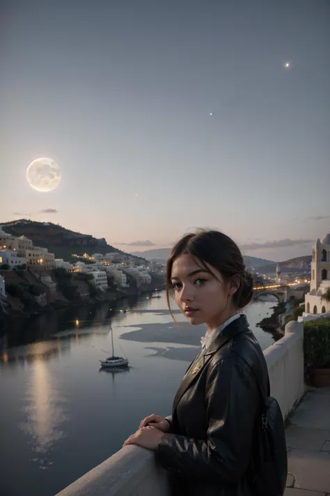 1girl, (by Michael Page:0.9) and (Arthur Wardle:1.0) and (Jacques Tati:1.2) , masterwork Pencil painting, elegant, zoomed out of a Soft [Feral|Sad] ([Bulbasaur|St. Patrick's Cathedral]:1.3) , Witty Santorini in background, dense pond and Kuiper Belt in background, Moon in the night, Sharp and in focus, Fantasy, Vaporpunk, Nostalgic lighting, 80mm, Provia, matte, symbolism, adobe lightroom, extremely hyper aesthetic