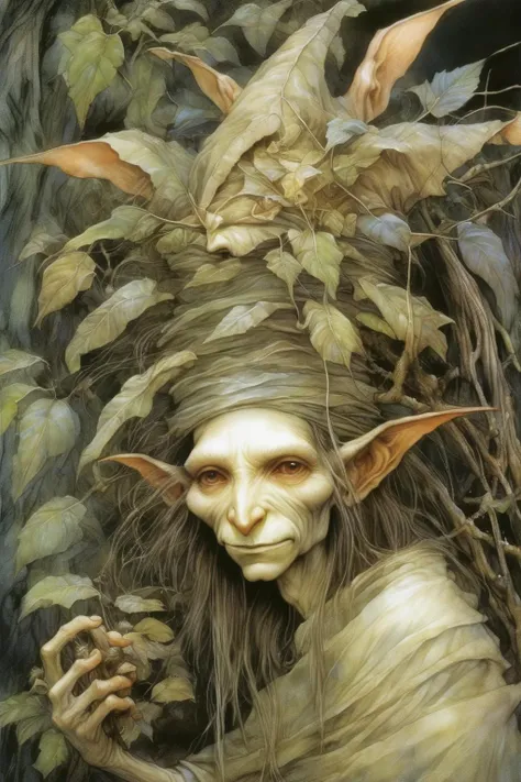 <lora:Wendy Froud Style:1>Wendy Froud Style - illustrate by brian froud immortalizing intricate detail i can't belive how beautiful this is
