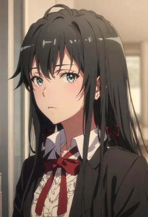 {safe:1.10}, best quality, masterpiece, highres, solo, {yukino_yukinoshita_yahariorenoseishunlovecomewamachigatteiru:0.90}, portrait, looking_at_viewer