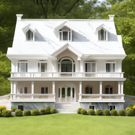 a (marblecarvingcd, marble, white:1.2, shiny:1.2) villa, building model, (solo:1.2), <lora:marblecarvingcd-000013:0.7>, no humans, high quality, realistic, photorealistic, masterpiece, long-focus, (outdoors),